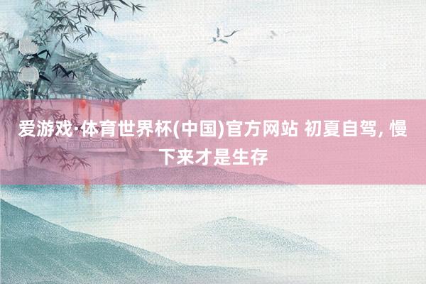 爱游戏·体育世界杯(中国)官方网站 初夏自驾， 慢下来才是生存