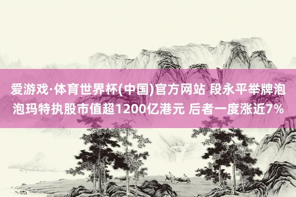爱游戏·体育世界杯(中国)官方网站 段永平举牌泡泡玛特执股市值超1200亿港元 后者一度涨近7%